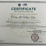 Khoá đào tạo ESG do APED và MCG tổ chức 8/10-10/10/2025